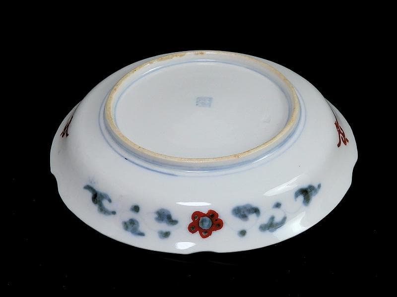 古伊万里 金襴手 五艘船に南蛮人の図 6寸皿 A527AS-BQl - メルカリ