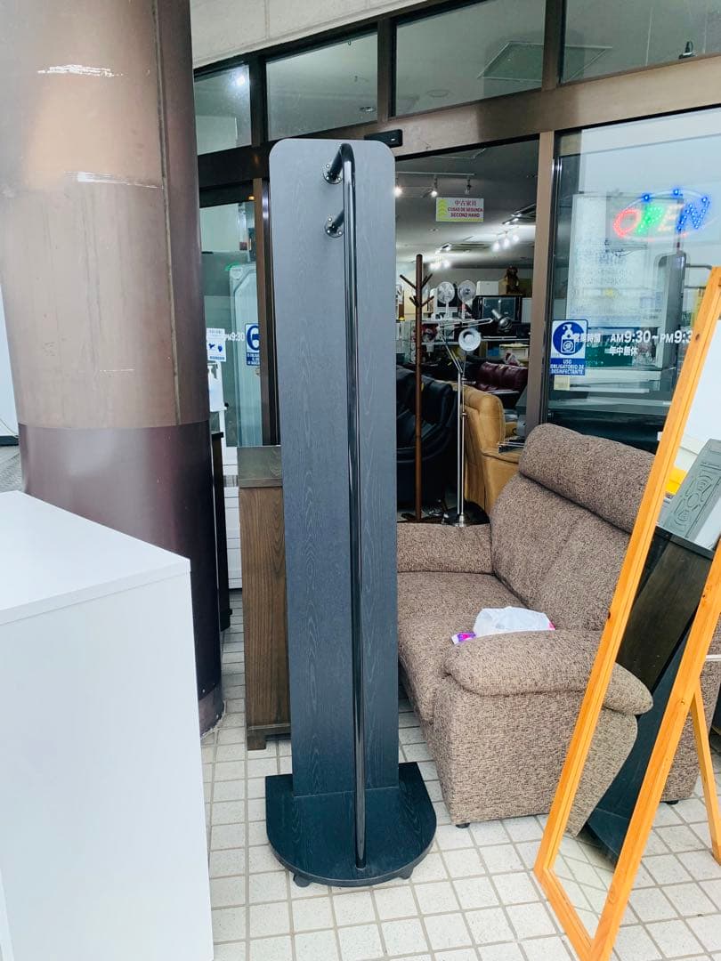 ミラー付き ハンガーラック キャスター付き