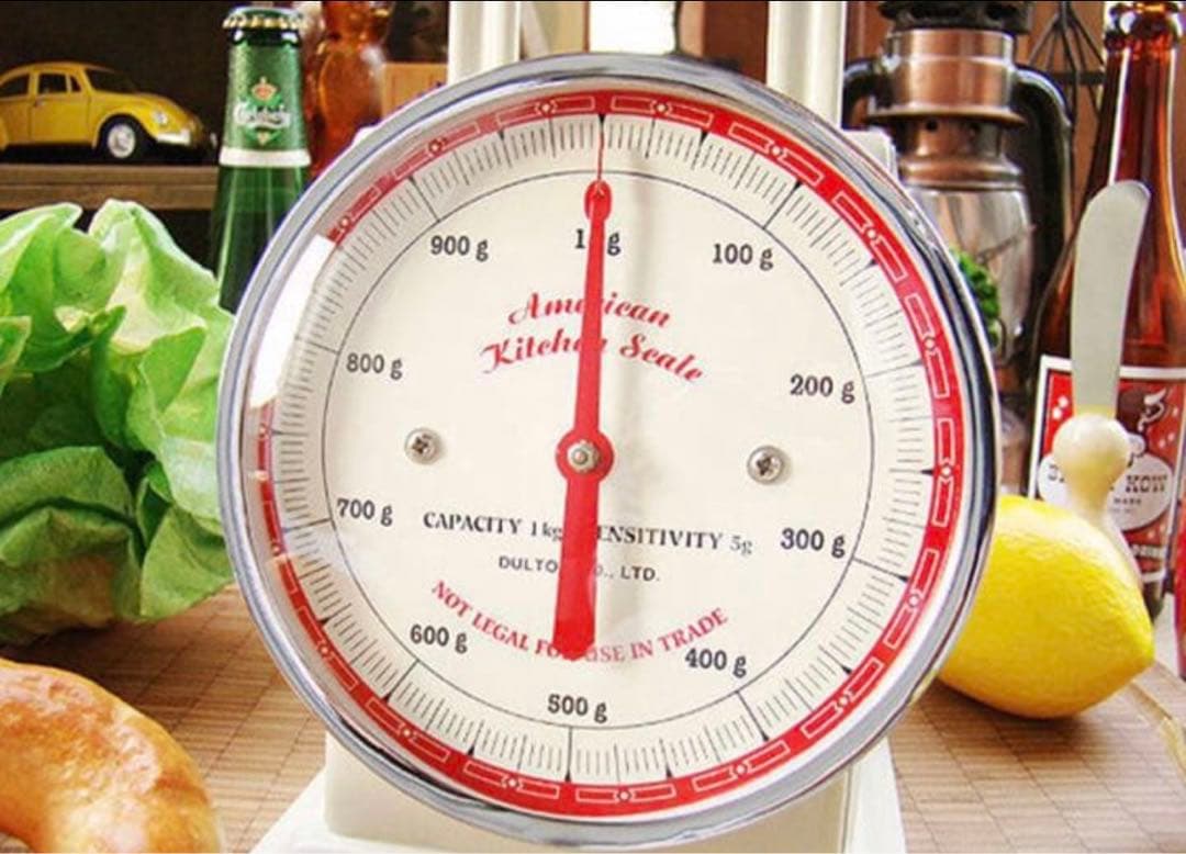 廃盤　大サイズ　DULTON アメリカン キッチンスケール アイボリー