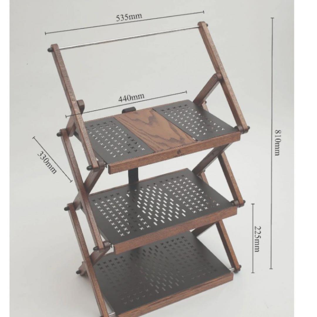 KIMI CAMP キミキャンプ 3段ラック - メルカリ