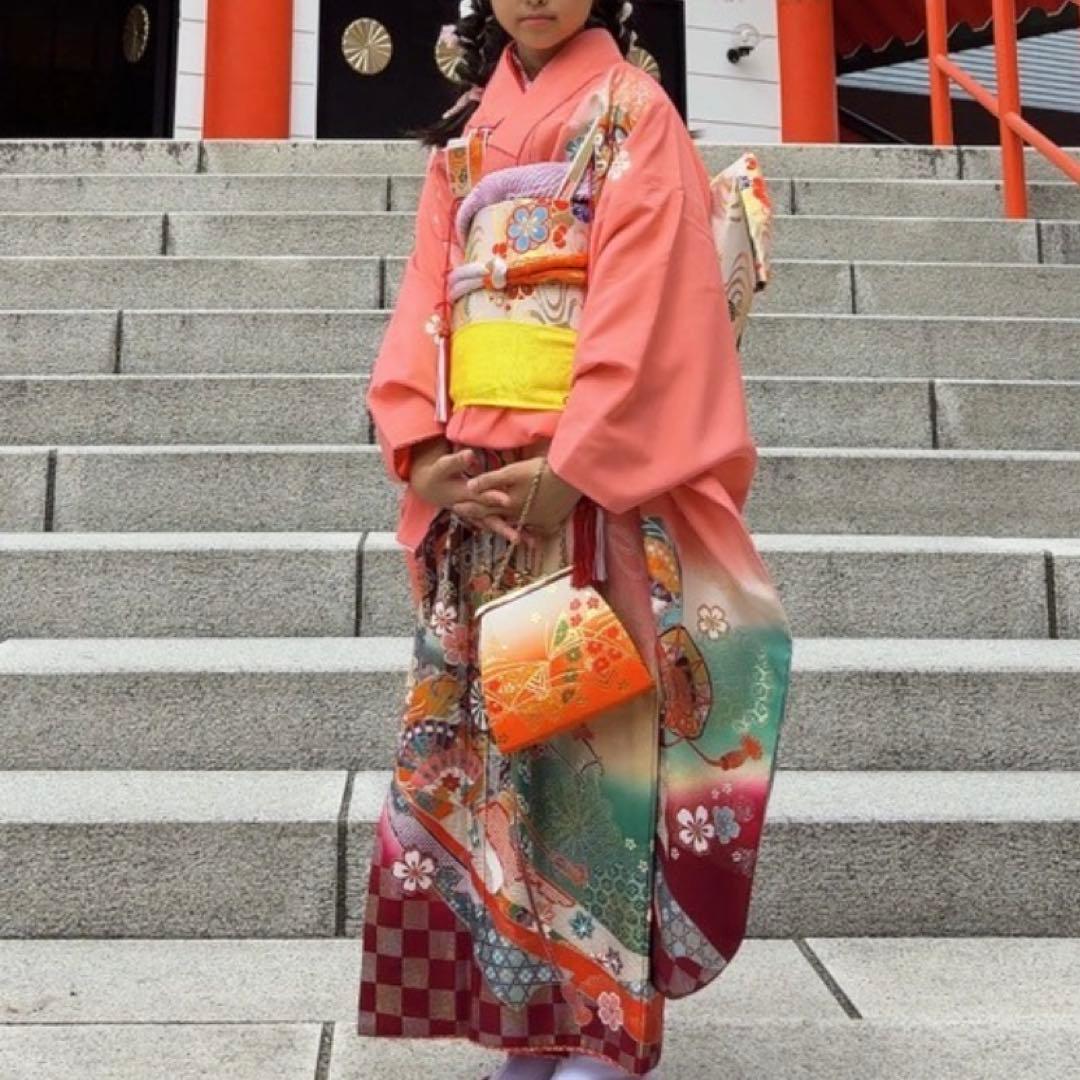 七五三　7歳用着物　フルセット