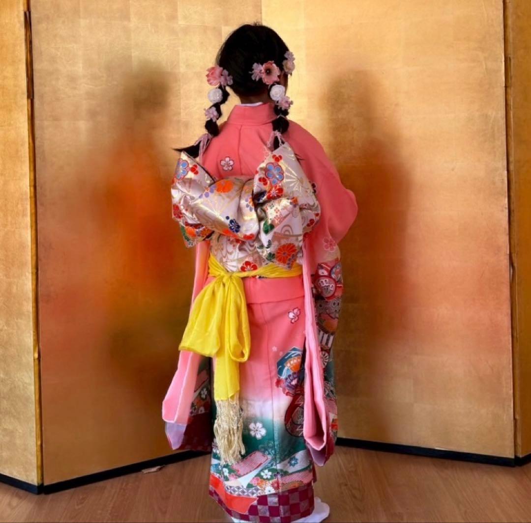 七五三　7歳用着物　フルセット