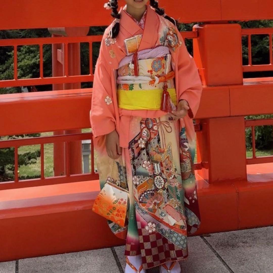 七五三　7歳用着物　フルセット