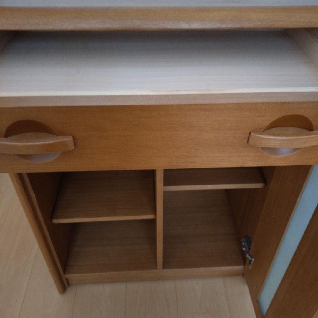 チェスト　キャビネット　電話台　木製　リビング収納　　光製作所　★匿名配送