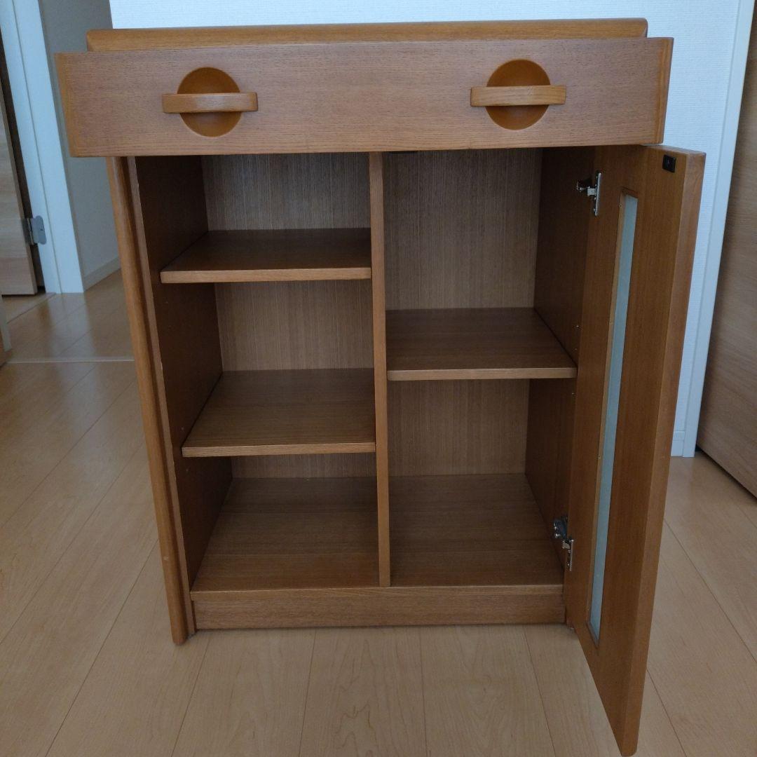 チェスト　キャビネット　電話台　木製　リビング収納　　光製作所　★匿名配送