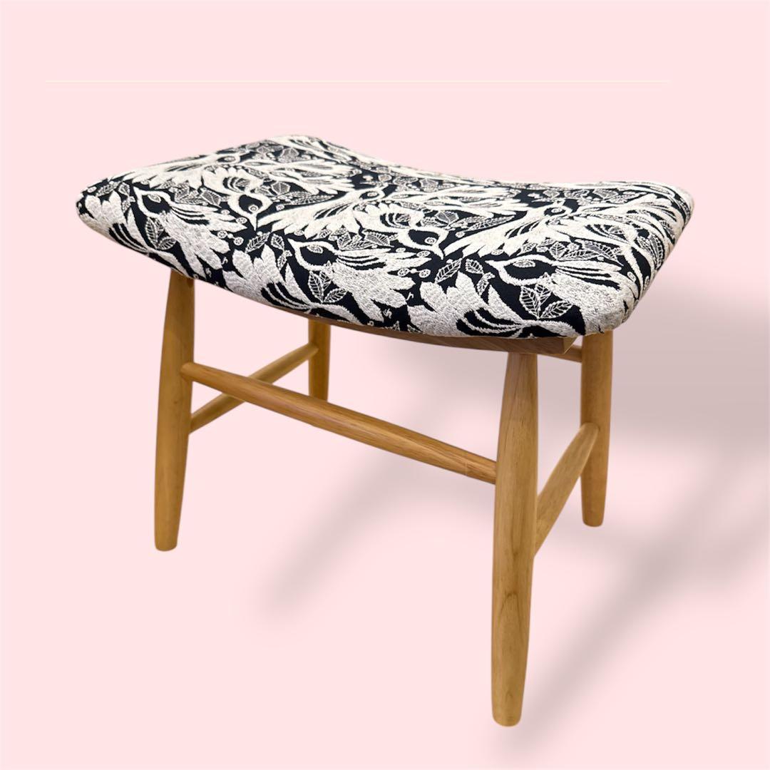 【北欧スタイル】minaperhonenミナペルホネン生地使用スツール