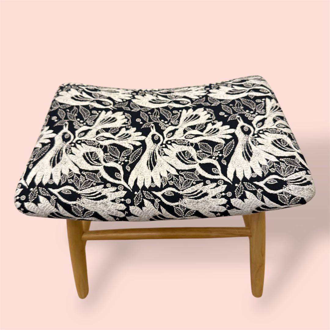 【北欧スタイル】minaperhonenミナペルホネン生地使用スツール