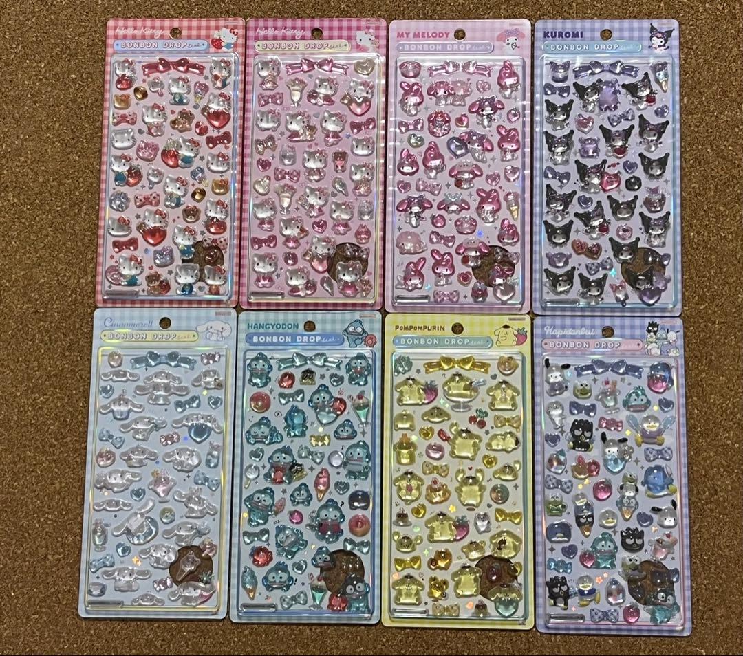超希少【正規品】ボンボンドロップシール サンリオ　 第一弾、第二弾、mini