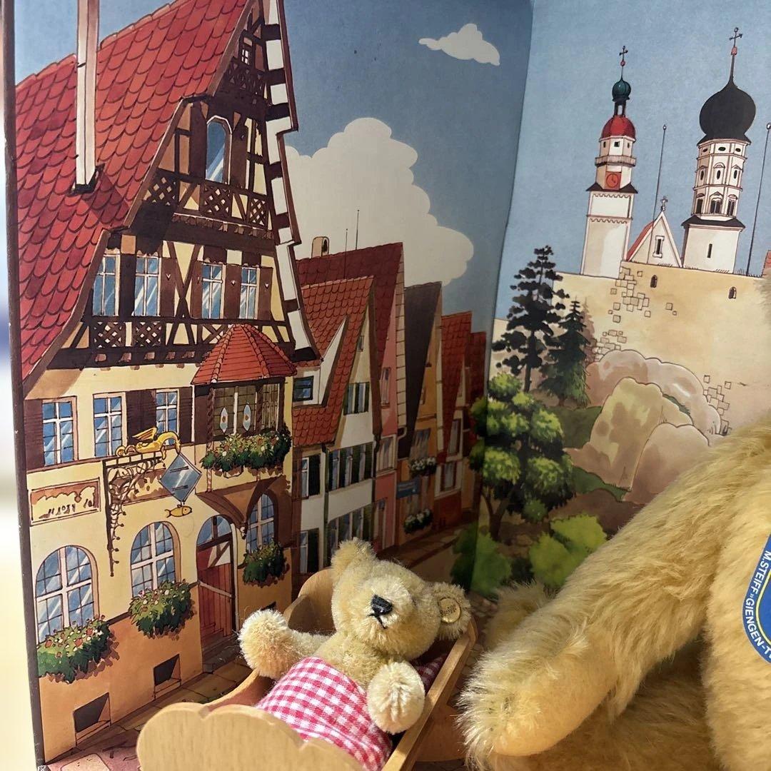 Steiff テディベア Giengenエンブレム付き 約30cm