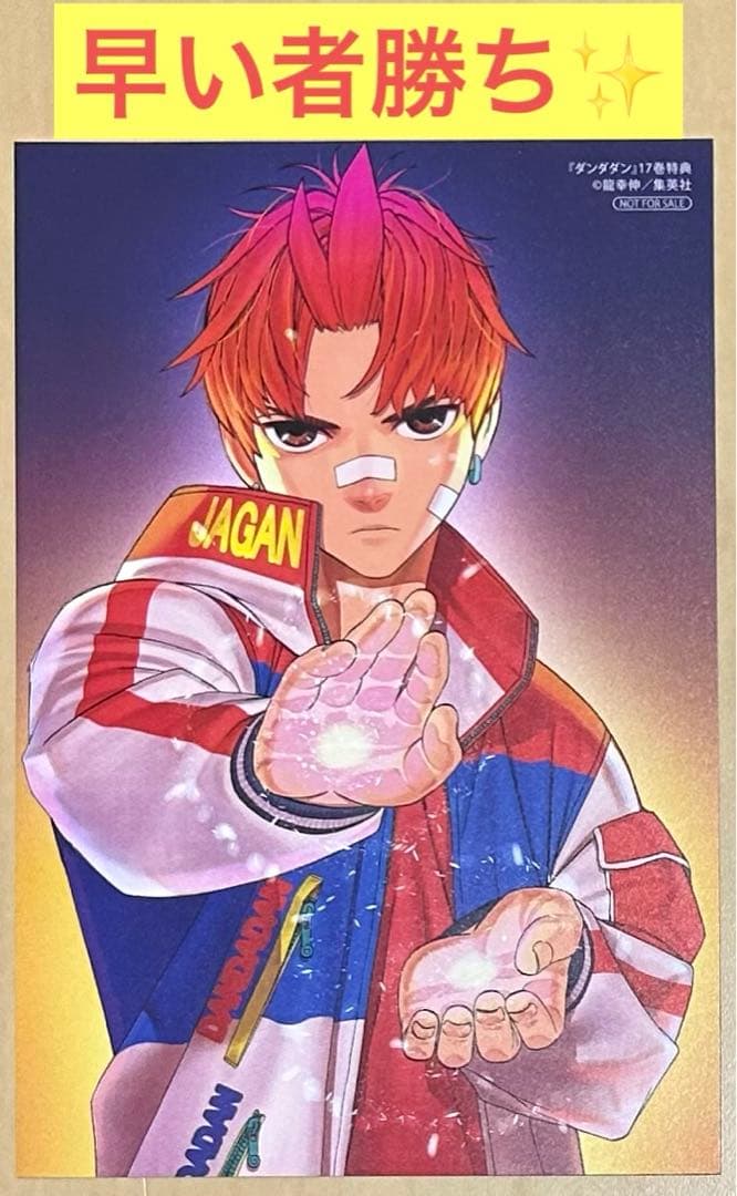 円城寺仁 ダンダダン 17巻特典 ジジ イラストカード ポストカード