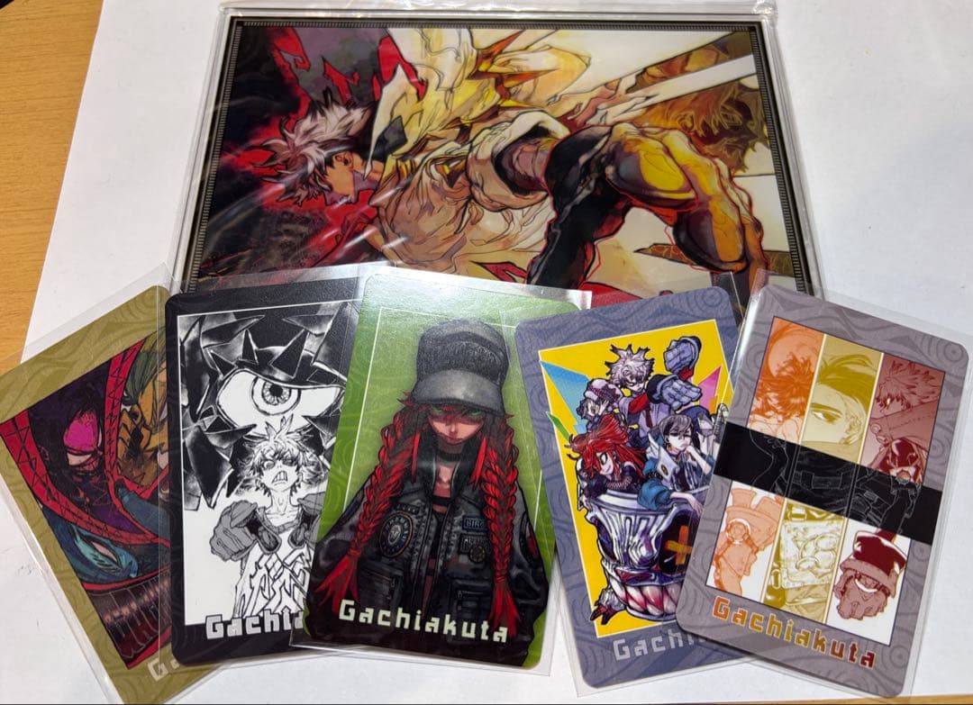 ガチアクタ くじ引き堂C賞アクリルパネル カード5点 セット - メルカリ