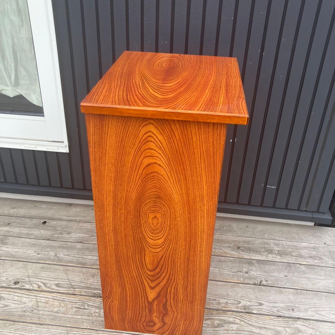 昭和レトロ 木製コールキャビネット 和風電話台 飾り棚 古家具 ビンテージ