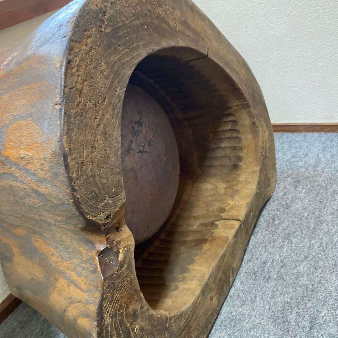 レトロ昭和　木火鉢　銅　レアハート方　インテリア