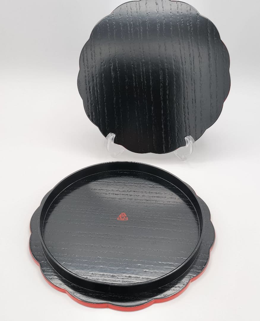 587 爪紅 輪花盆 2枚組 哲工房 中村宗哲 茶道具 茶道