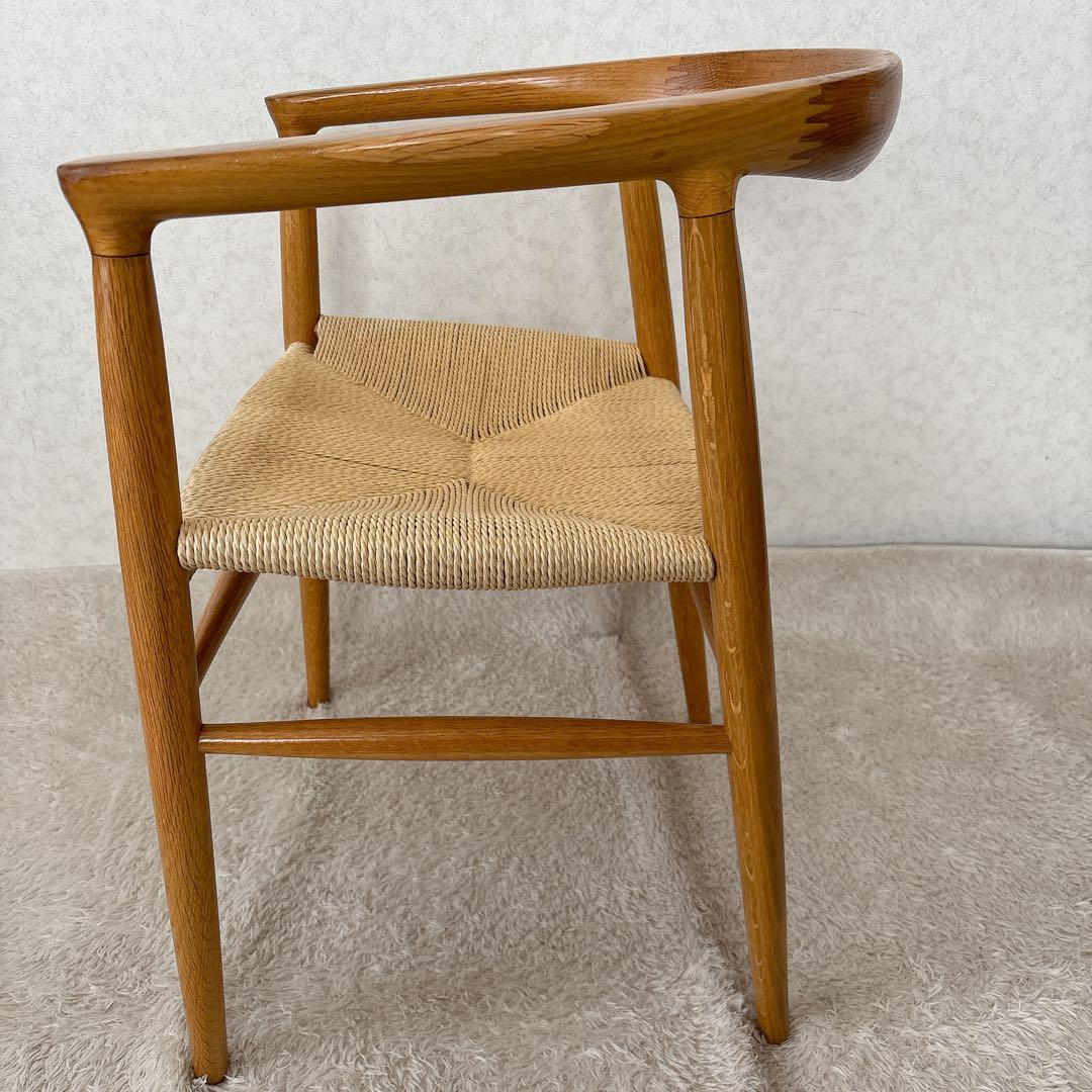 激人気】MUJI 無印良品 オーク材 ペーパーコード アームチェア