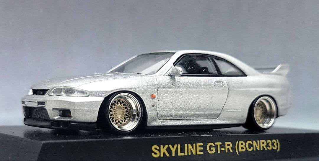 1/64 スカイライン改 R33 GT-R BBS-RS アルミ製 深リム - メルカリ
