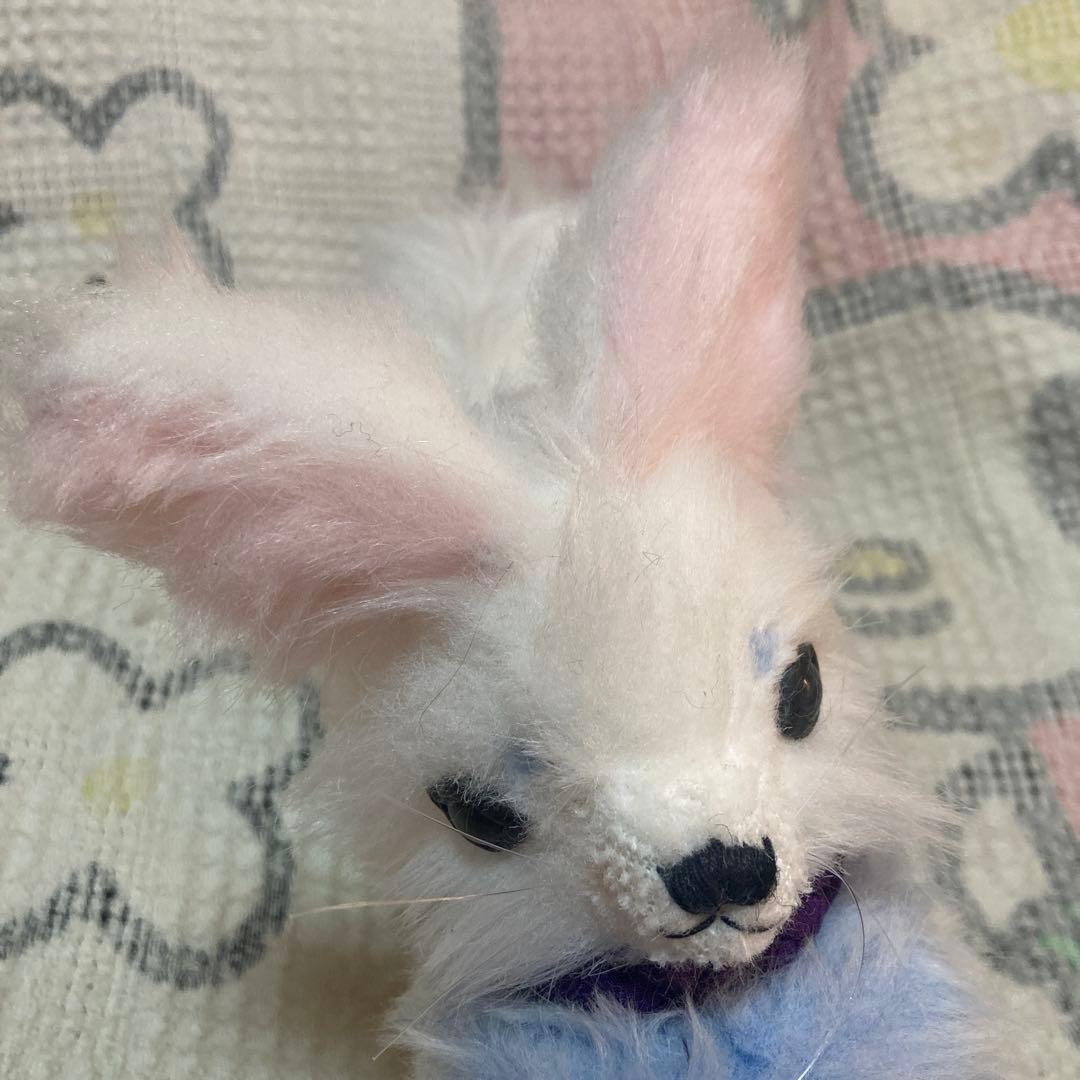 お稲荷様　白狐　アートドール　ぬいぐるみ作家　作家名不明　ぬいぐるみ　中古品