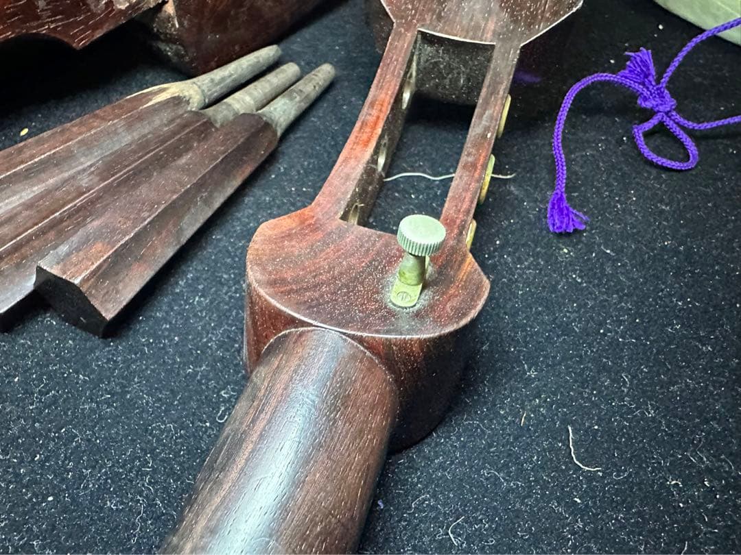 三味線 金細　紅木　紫檀　 弦楽器