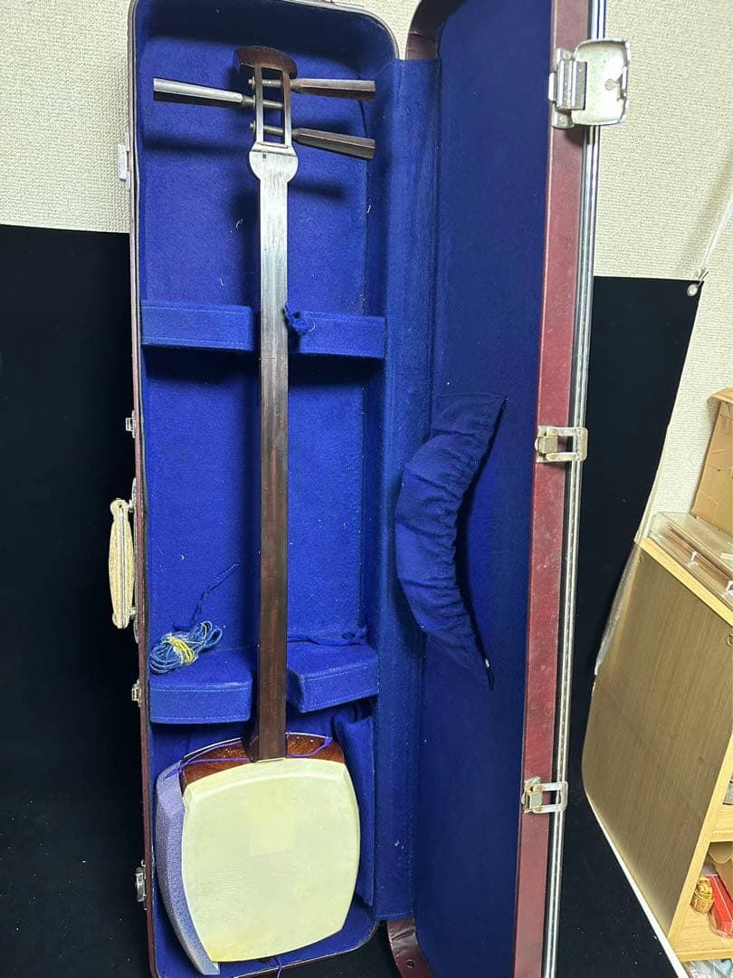 三味線 金細　紅木　紫檀　 弦楽器