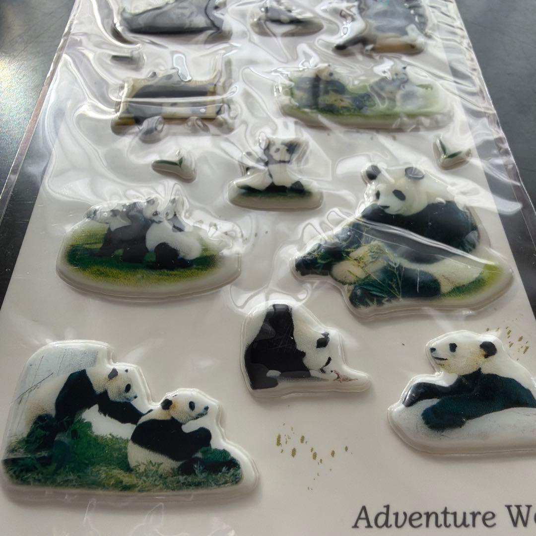 ハッピーパンダファミリー アドベンチャーワールド パンダ シール