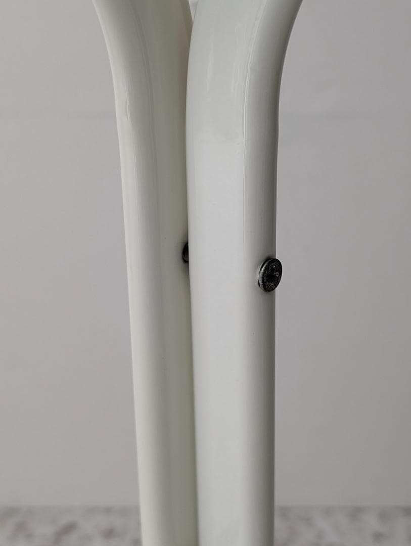 90s ビンテージ メタルフレーム ガラス センターテーブル スペースエイジ