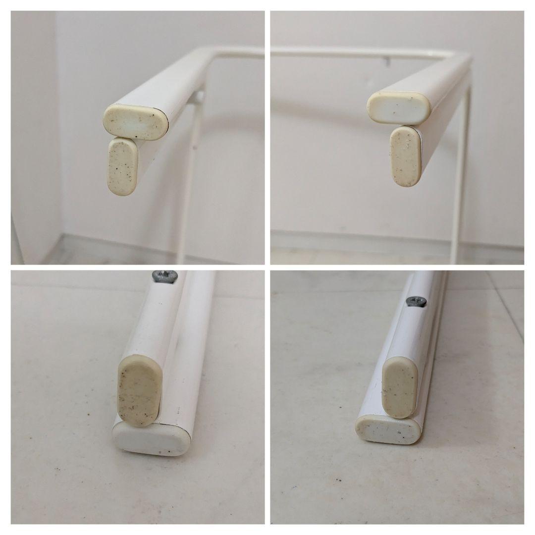 90s ビンテージ メタルフレーム ガラス センターテーブル スペースエイジ