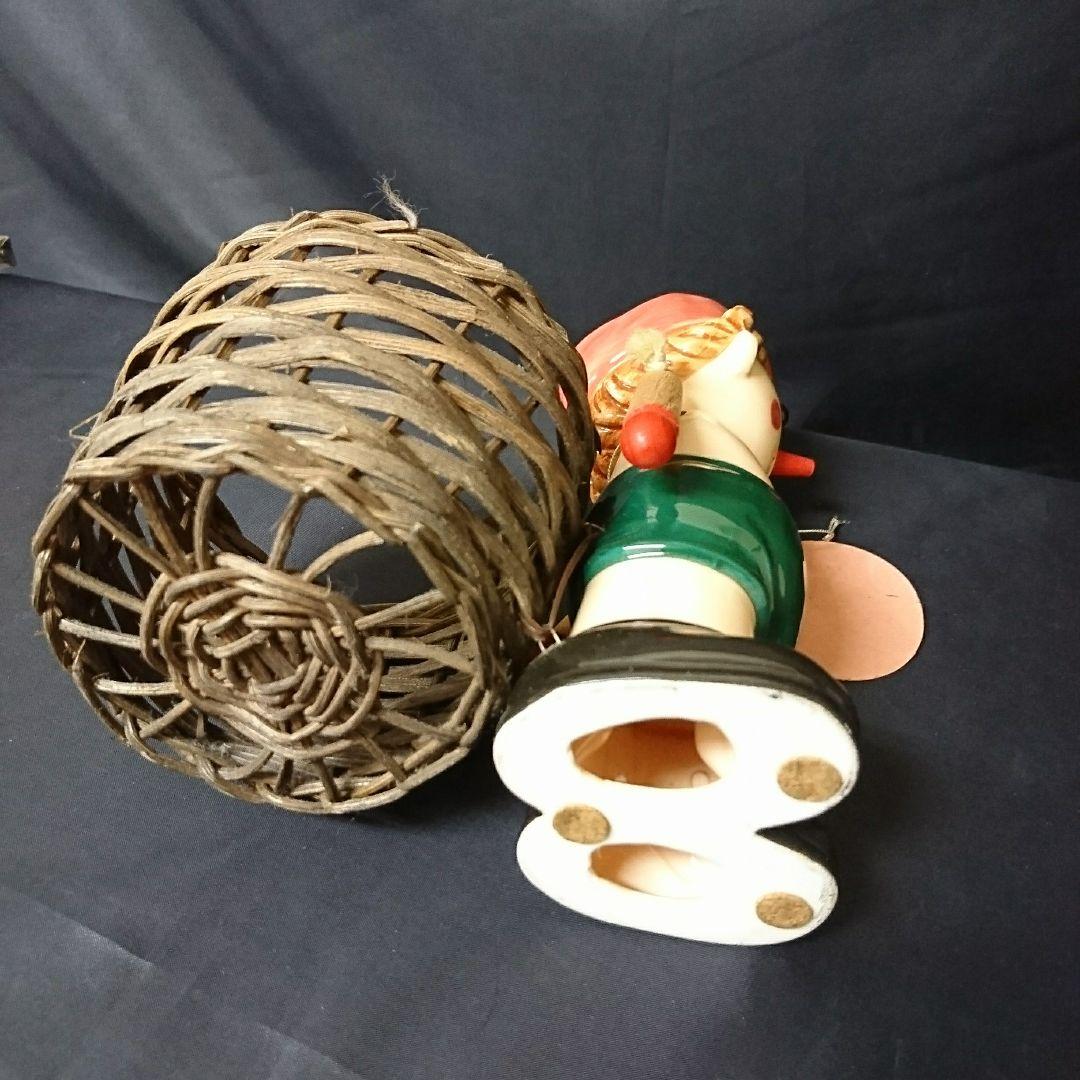 未使用保管品 seto craft 陶器 ピノキオ 置物