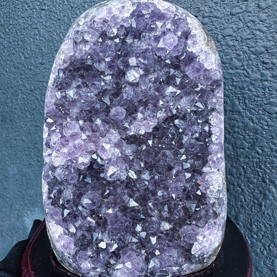 煌めきウルグアイ産☆キラキラ☆アメジストクラスターパワーストーンA1098