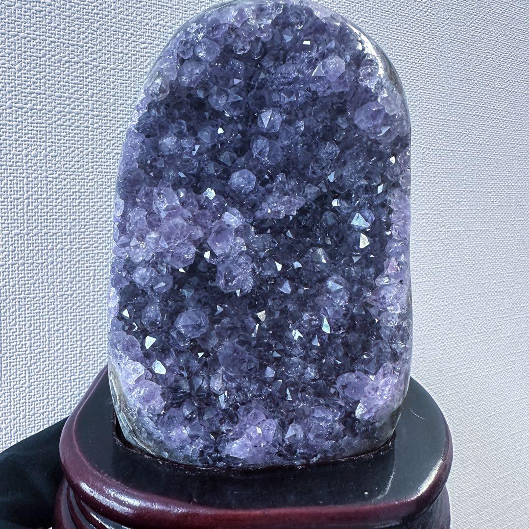 煌めきウルグアイ産☆キラキラ☆アメジストクラスターパワーストーンA1098