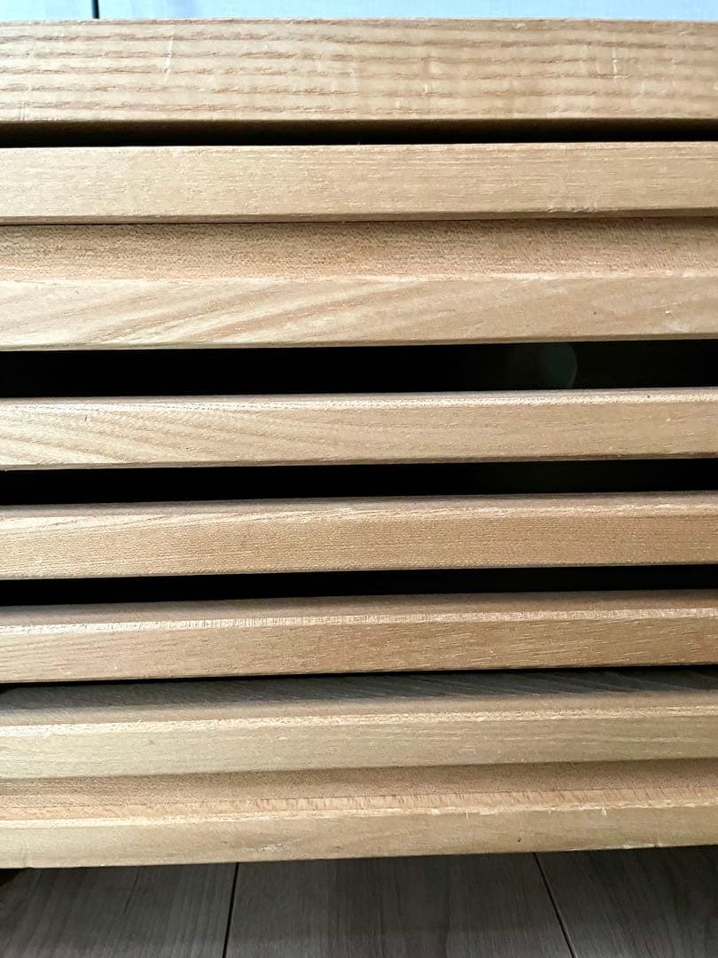 unico 木製 テレビ台 スリットデザイン 引戸付き 約幅150cm