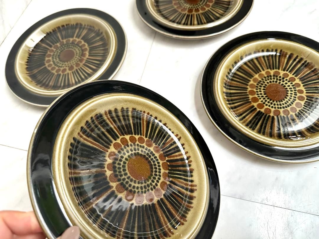 アラビア コスモス20cmプレート 4枚