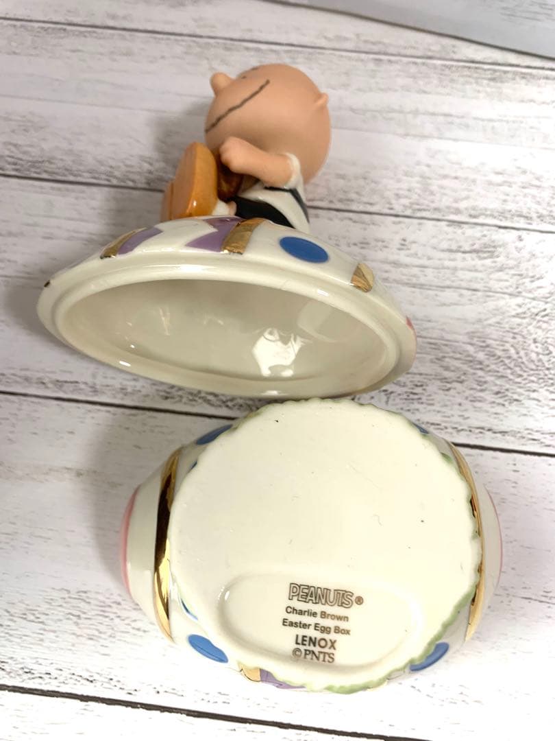 レア　新品未使用　レノックス　チャーリーブラウン　陶器　置物　オブジェ
