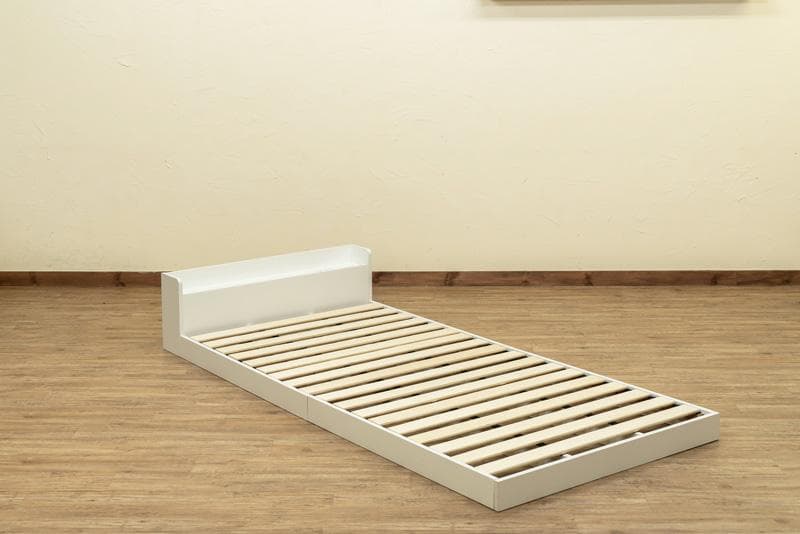 【新品・送料無料】NEW　Altaコンセント付きローベッド　BK/DBR/WH