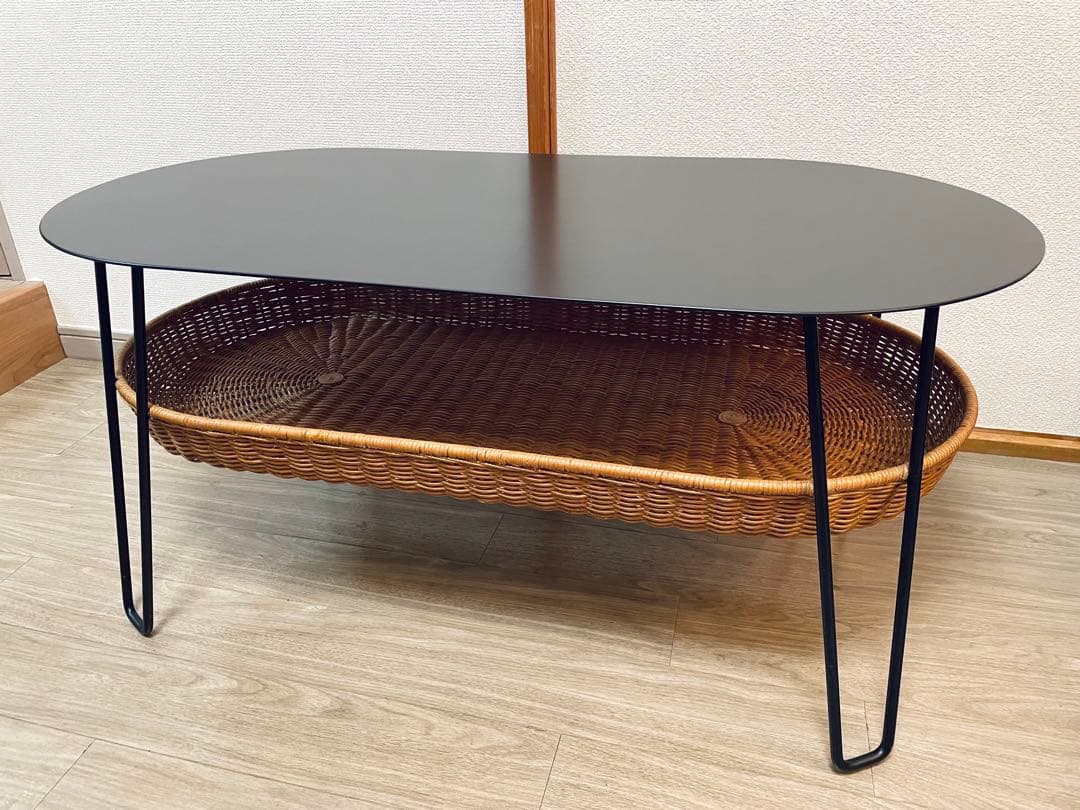 ＷＡＬＬＡＢＹ　ＬＯＷ　ＴＡＢＬＥ　ＯＶＡＬ　ＢＬＡＣＫ