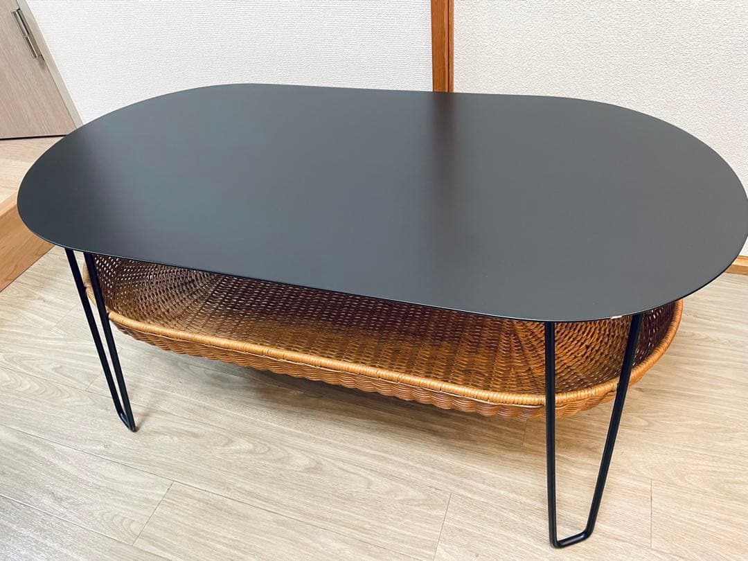 ＷＡＬＬＡＢＹ　ＬＯＷ　ＴＡＢＬＥ　ＯＶＡＬ　ＢＬＡＣＫ