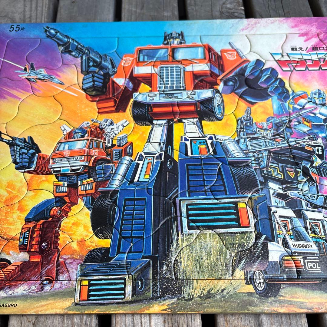 激レア 当時物 トランスフォーマー ジグソーパズル 昭和レトロ