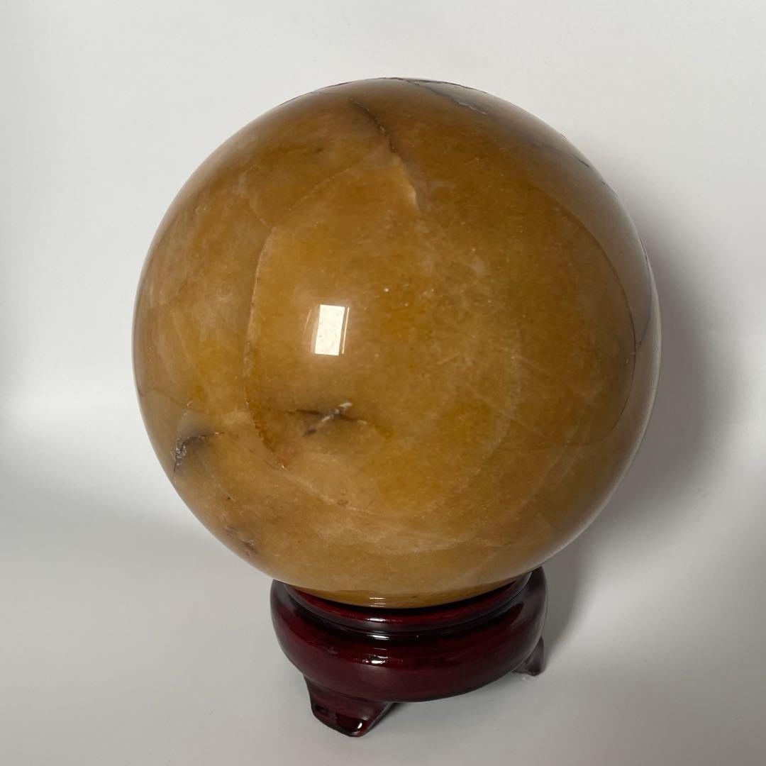 【H&E社正規品／保証書付き】ヒマラヤ・レッドゴールド・アゼツライト スフィア