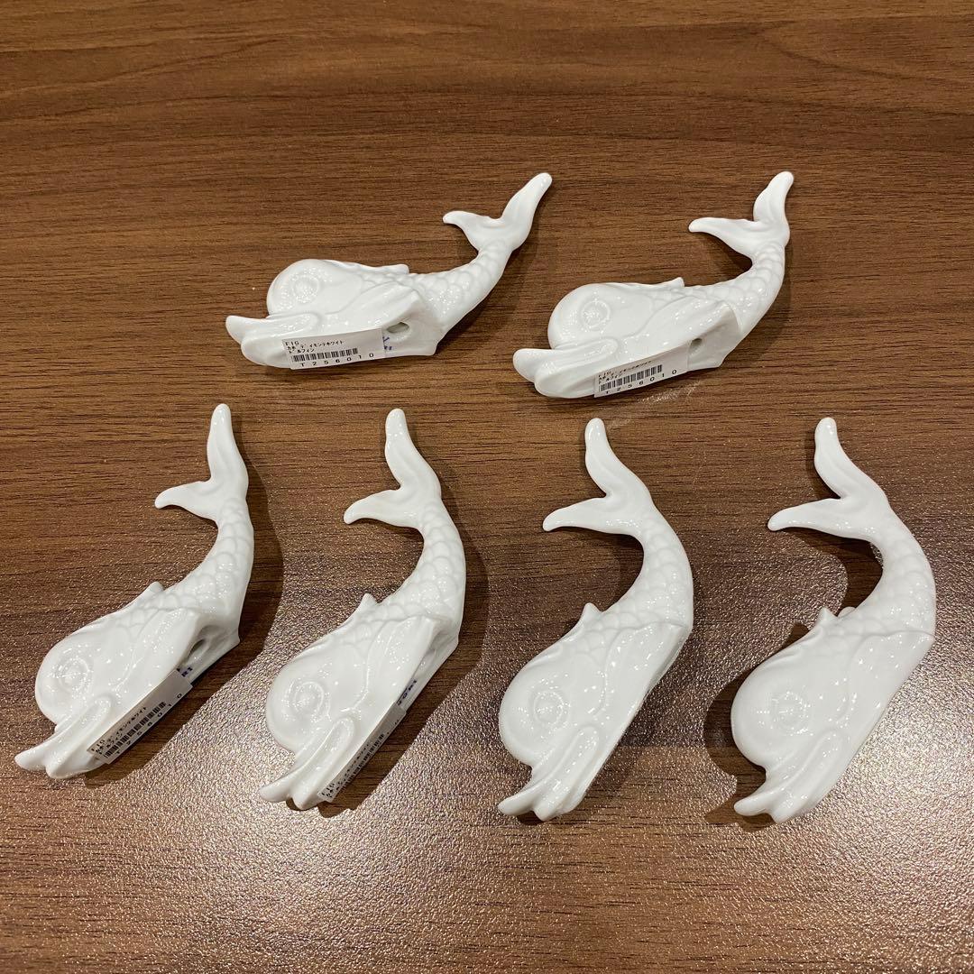 【新品未使用】Richard Ginori 箸置きセット 6個 白