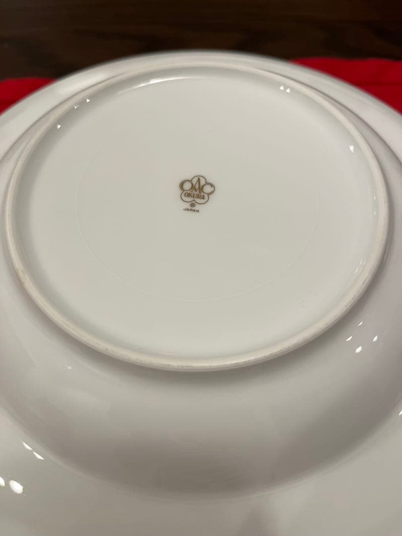 大倉陶園 瑠璃片葉金蝕 スープ皿4枚