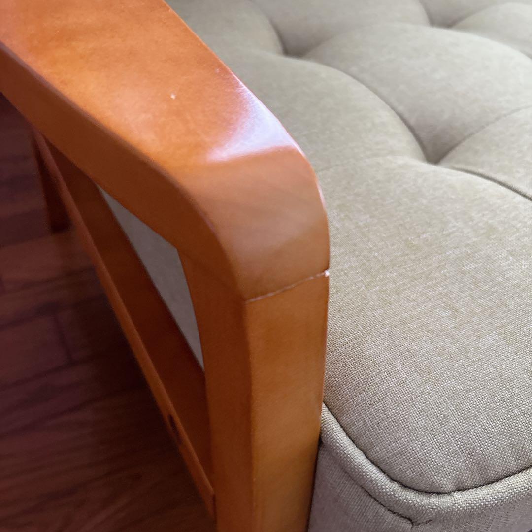 美品】ニトリ 2人掛け コンパクトソファ ルッキ ミッドセンチュリー