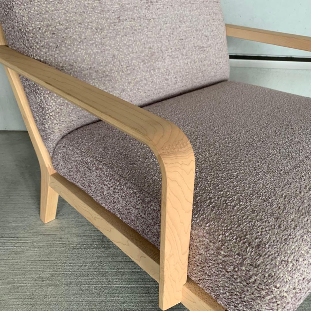 【極美品】karimoku カリモク WU45 1Pソファ ラウンジチェア