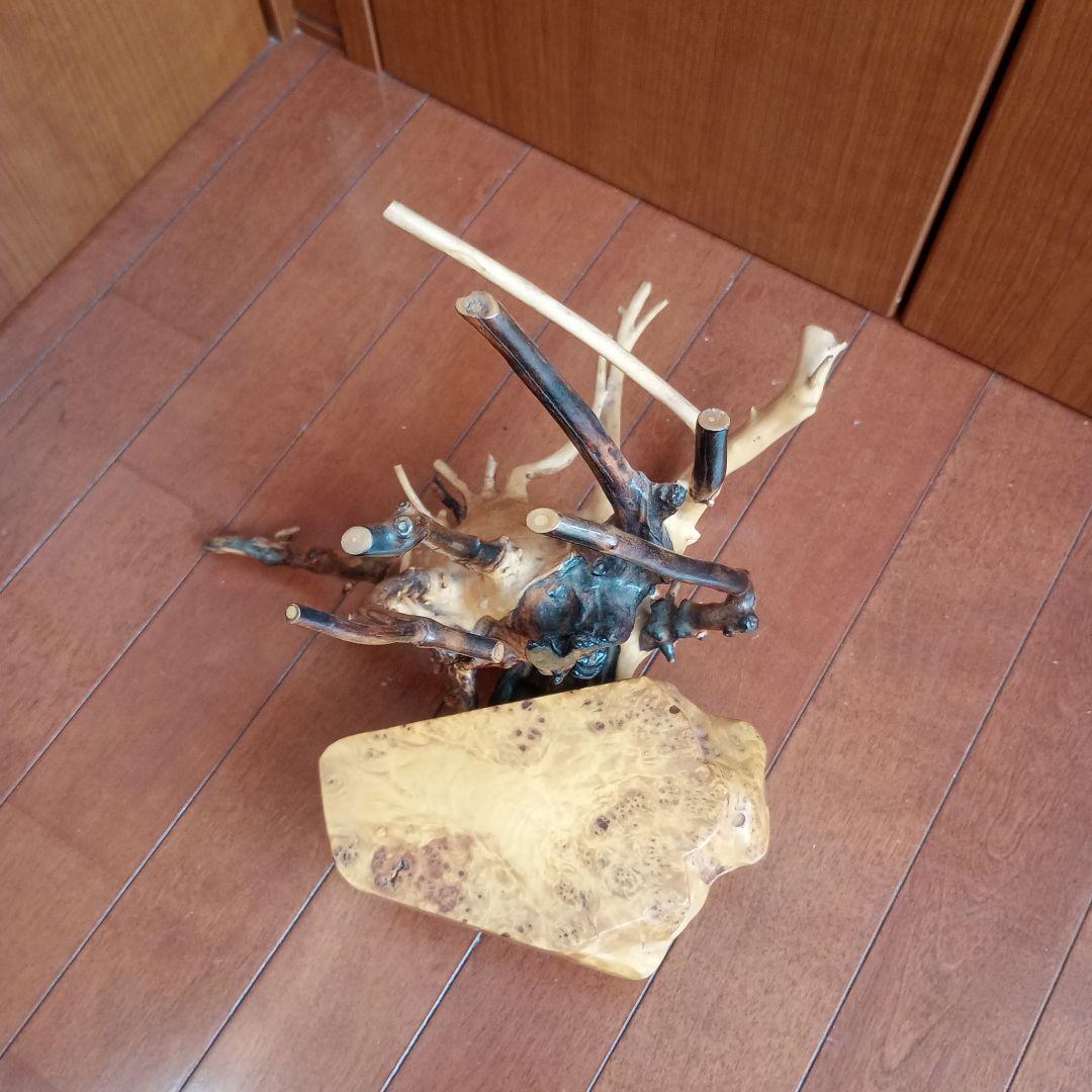 流木 アート 飾り棚