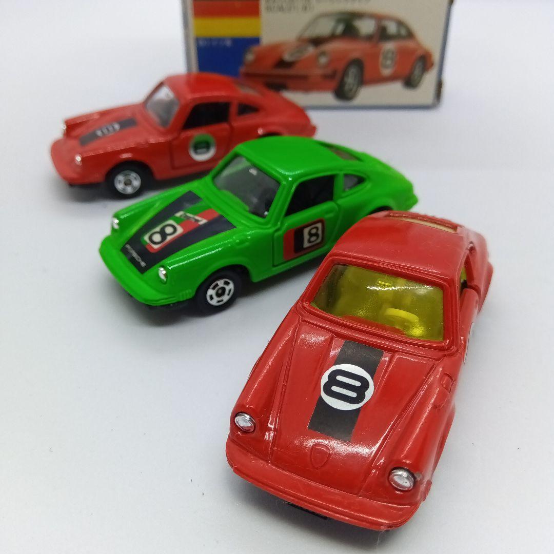 トミカ 青箱 F17 ポルシェ 911S レーシングタイプ 3台セット 日本製