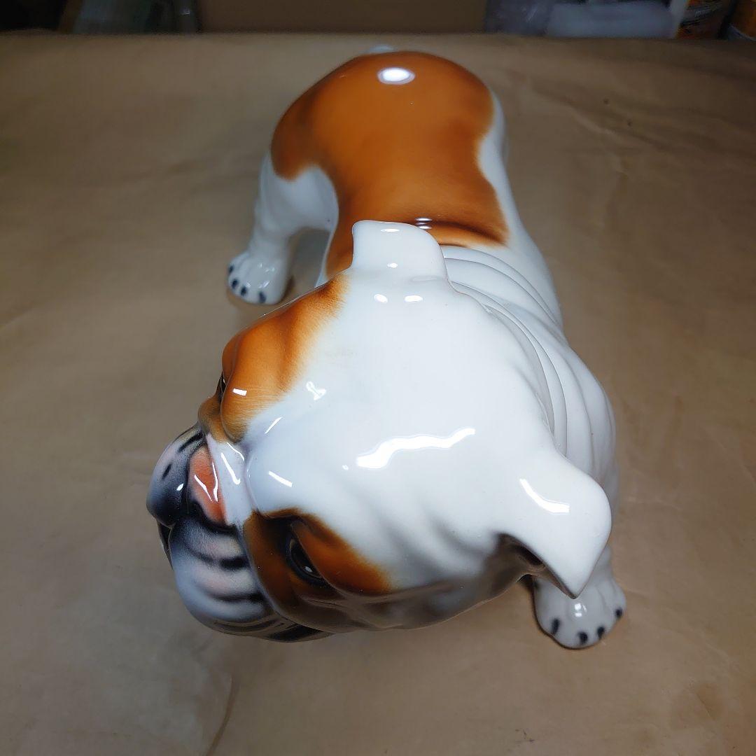 ブルドッグ オブジェ イタリア 陶器 - メルカリ
