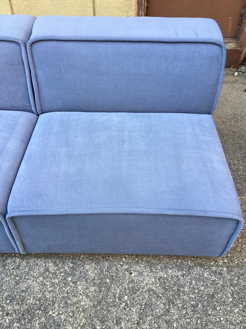 ラスト１脚　ボーコンセプト　２人掛けソファ　ブルー系　Grosso