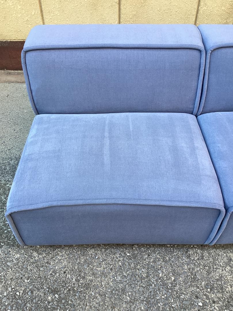 ラスト１脚　ボーコンセプト　２人掛けソファ　ブルー系　Grosso