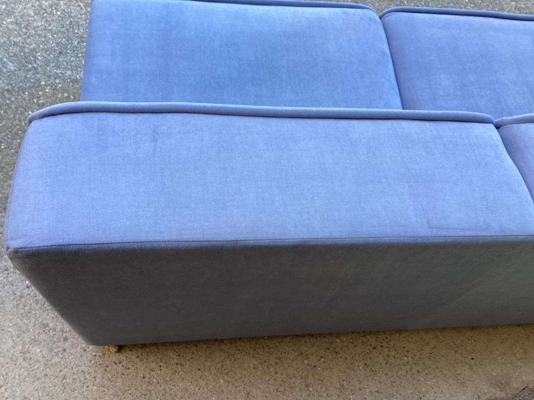 ラスト１脚　ボーコンセプト　２人掛けソファ　ブルー系　Grosso
