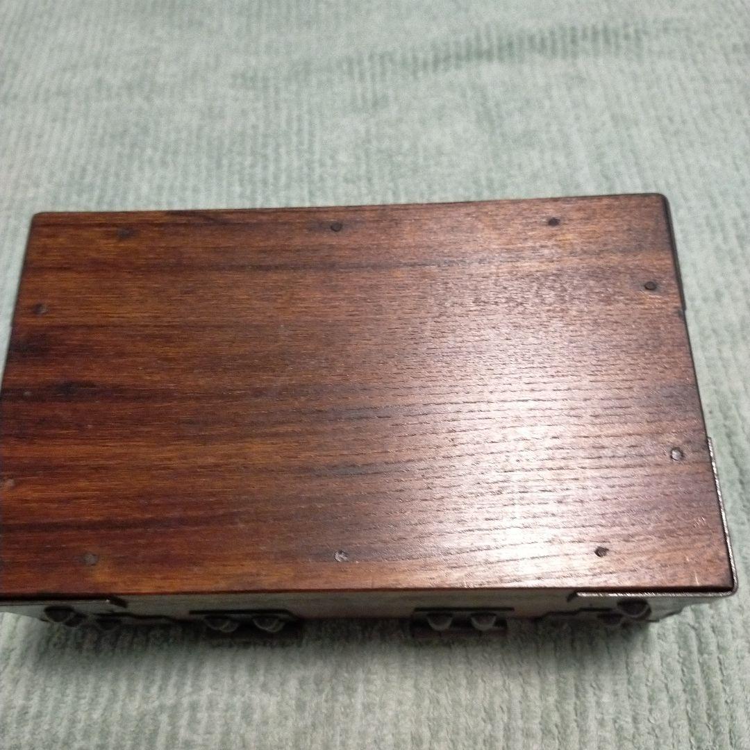 千両箱　小物入れ　古道具　アンティーク　木製　鉄