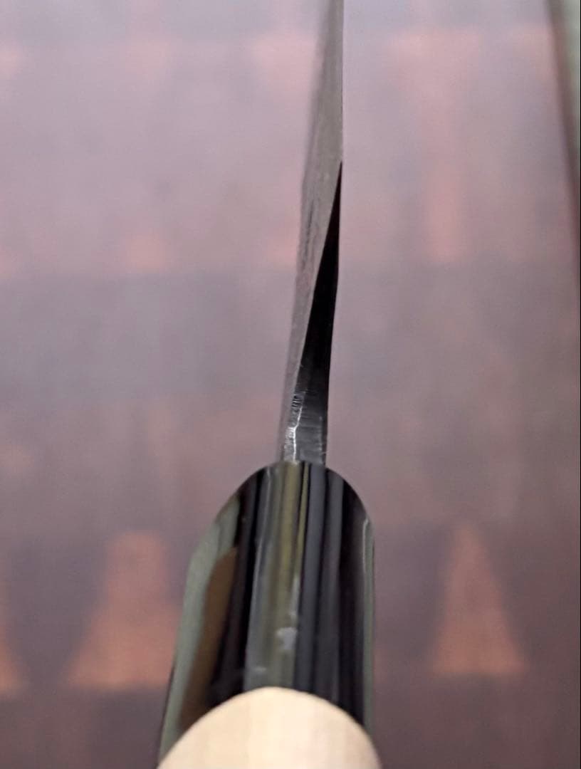 土佐打刃物　青2 切付　和　牛刀　210mm 7寸　包丁　霞　手打　未使用　青紙