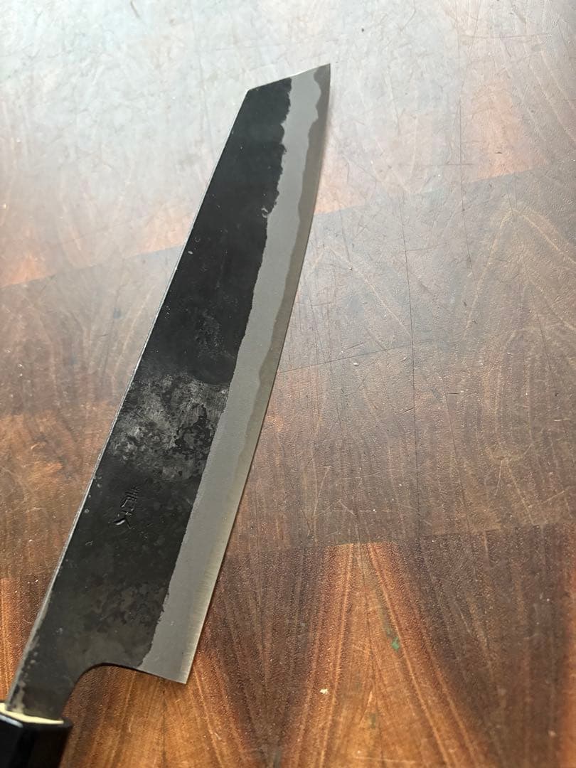 土佐打刃物　青2 切付　和　牛刀　210mm 7寸　包丁　霞　手打　未使用　青紙